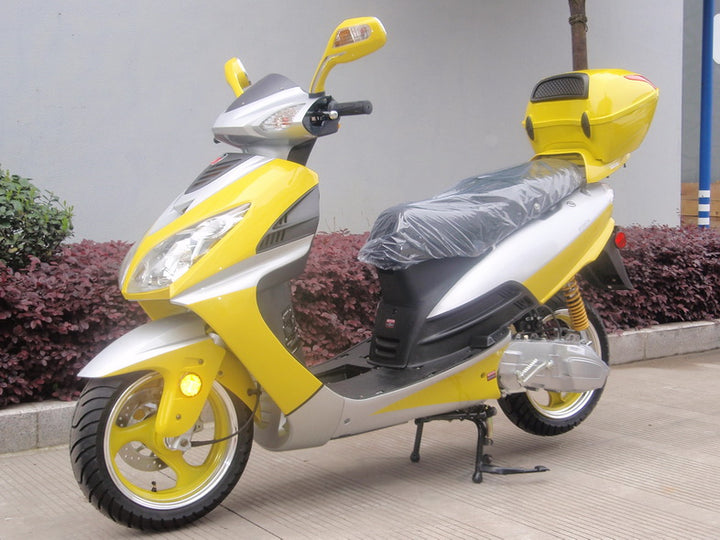 Roketa MCR-75-150 150cc Gas Scooter Yellow