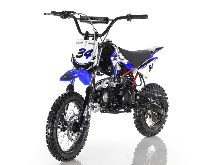 Apollo 34 Dirt Bike 110cc Blue