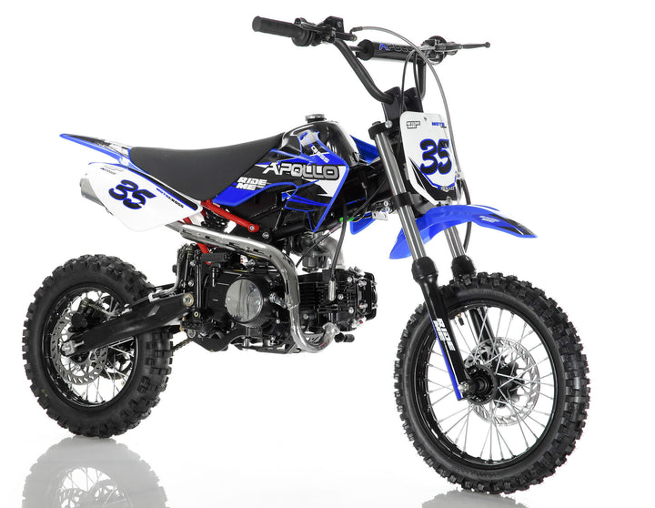 Apollo DB35 125cc Blue Front Right
