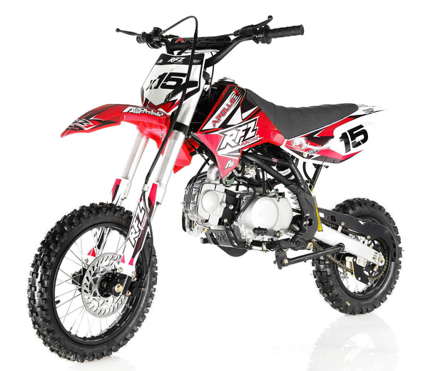 Apollo X15 Dirt Bike 125cc Black Left Front