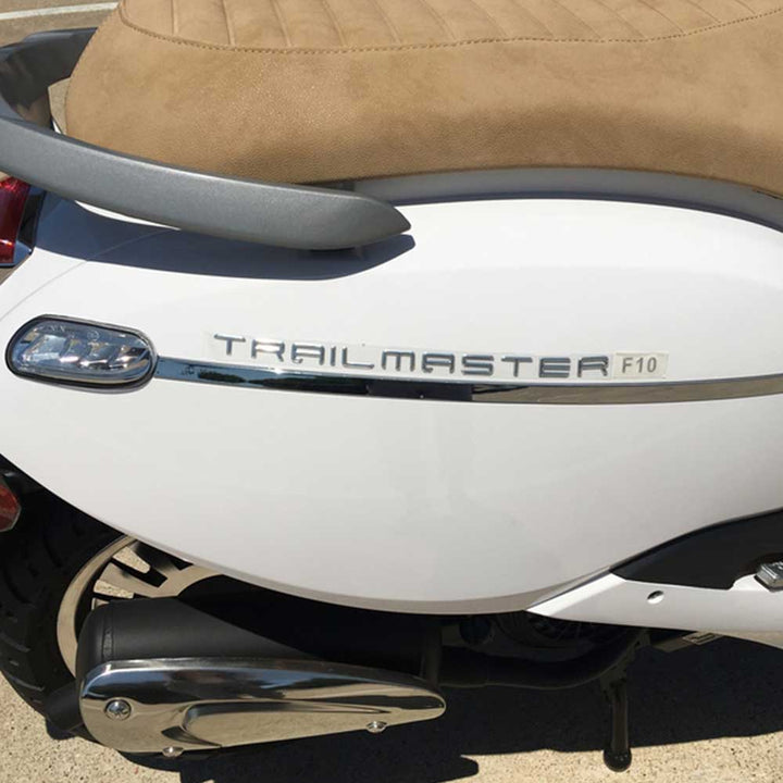 TrailMaster 2018 Turino 50A 50cc Moped Scooter with Retro Stylish Design, 12" Wheels, Electric/Kick Start! Fully Assembled! Free Shipping!