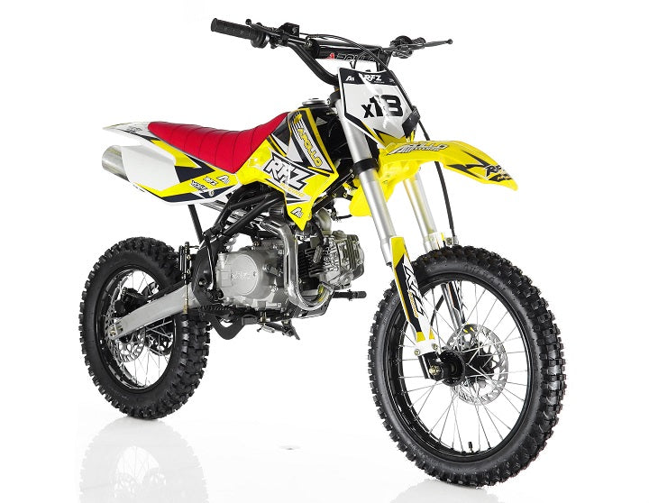 Apollo X-18 125 cc Dirt Bike Yellow